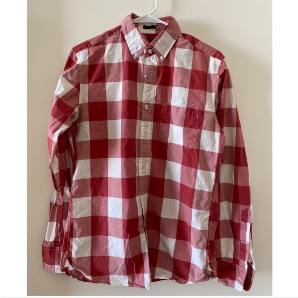 J. Crew buffalo check button down